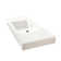 Ablitas 48 in. Rectangular Composite Granite Stone Bathroom Vanity Sink