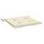Ensemble de 6 coussins de chaise vidaXL en tissu Oxford crème (100% polyester)-129405971-129405979-195357712