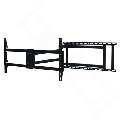 Support de fixation murale réglable pour les téléviseurs de 40 à 120 pouces, pivotant et inclinable, capacité de 132 lb, distance de 70 à 1016 mm du mur