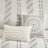 Cotton King/ King Duvet - Grey Stripes Decorated Bedding , With Star Pattern