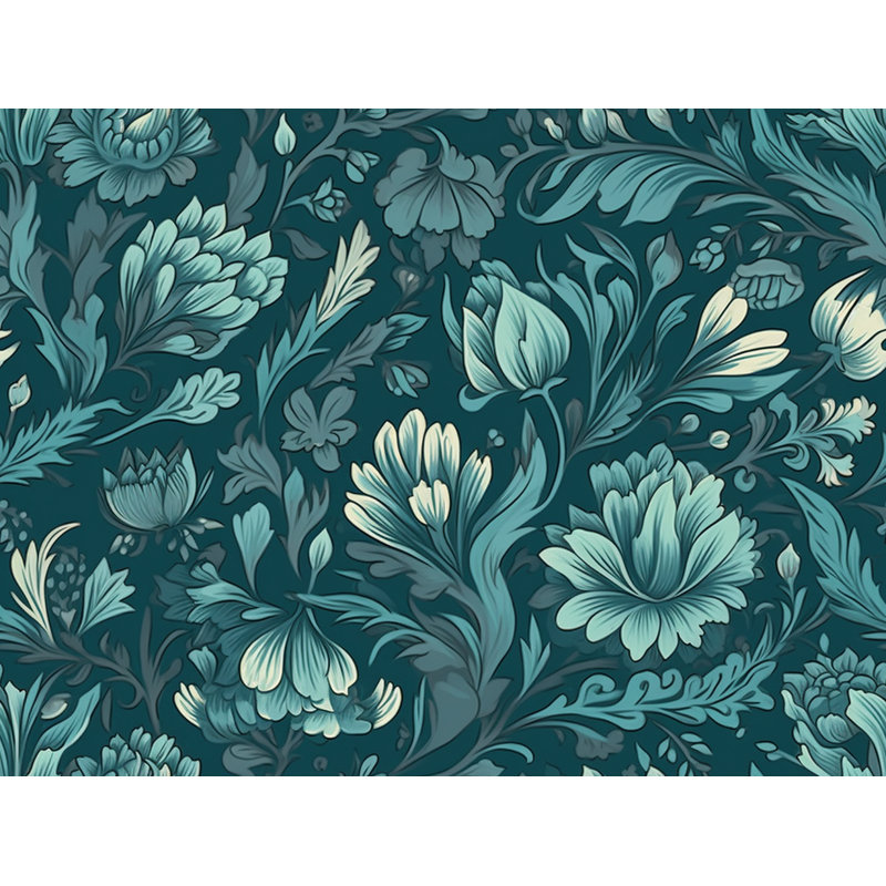  Couverture en molleton Botanical, L 68 po x L 80 po