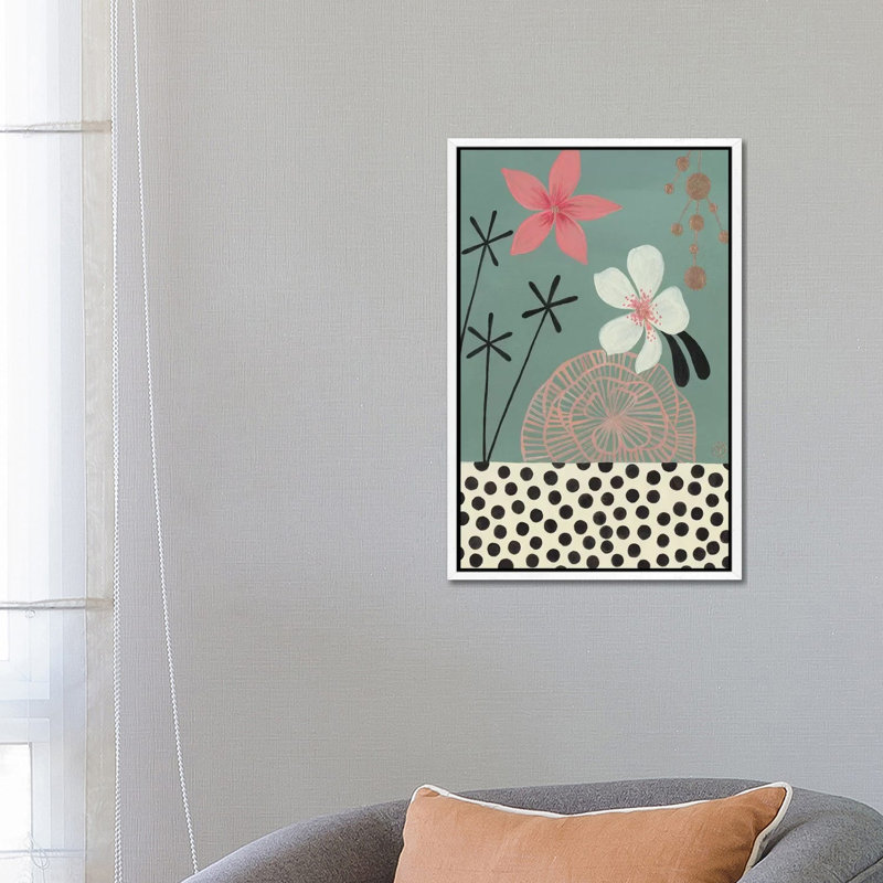 Green Tropics by CreatingTaryn - Print on Canvas, White Framed, 66.04 cm H x 45.72 cm W