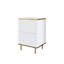 Tazeem 40cm W Manufactured Wood Bedside Table-1729031004