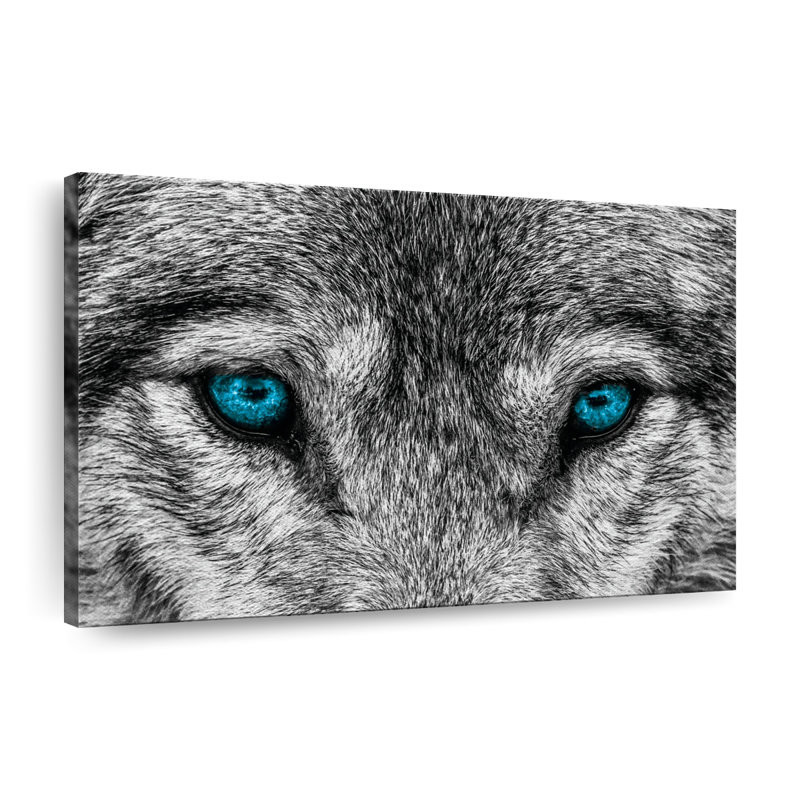 «Cool Wolf», reproduction sur toile, L 34 po x H 51 po