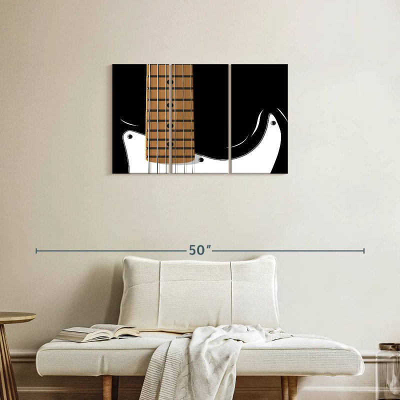 Frettes de guitare électrique Abarca, H 20 po x l 33 po