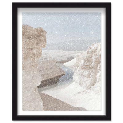 Desert Sapphire Framed Graphic Art