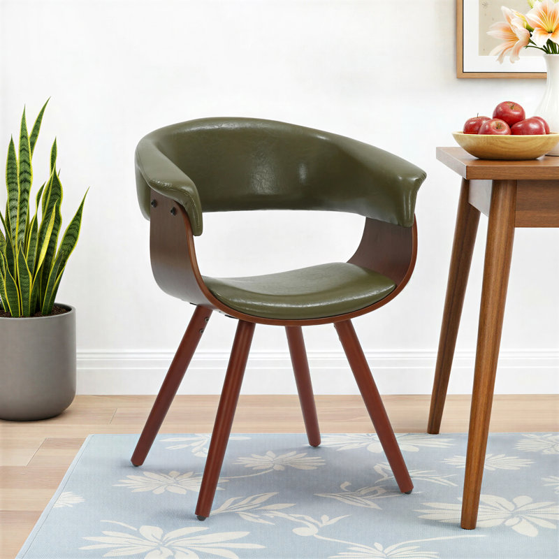 Chaise de salle à manger Gauri, Vert