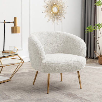 Fauteuil demi-tonneau Socorro Teddy