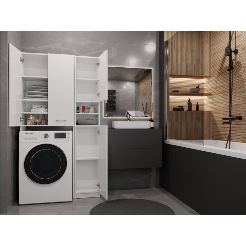 Narla MDF Wood Laundry Room Organiser