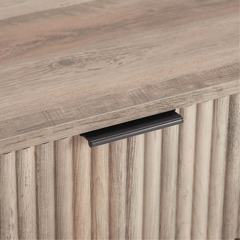 Table de chevet 2 tiroirs Dumbo, Gris rustique