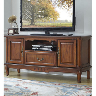 American Style Catalpa Wood Multi-Functional TV Stand