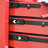 Red & Black 6 Drawers Tool Cart With Wheels, For Workshop And Garage, Steel Build, Smooth Countertop, 4 Universal Wheels Locking, Key Locking Protection Repair Shop, Cold Rolled Steel, Powder Coated-1323881085