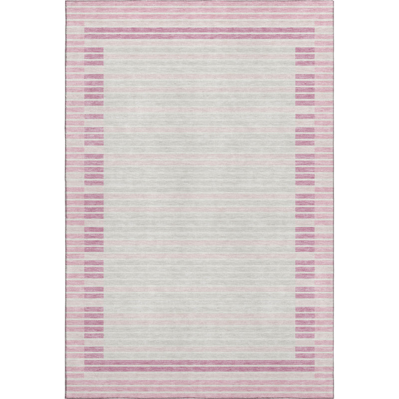 Premium Machine Washable Elize AMF1398 Stripes Rug, Rectangle 8' x 10'