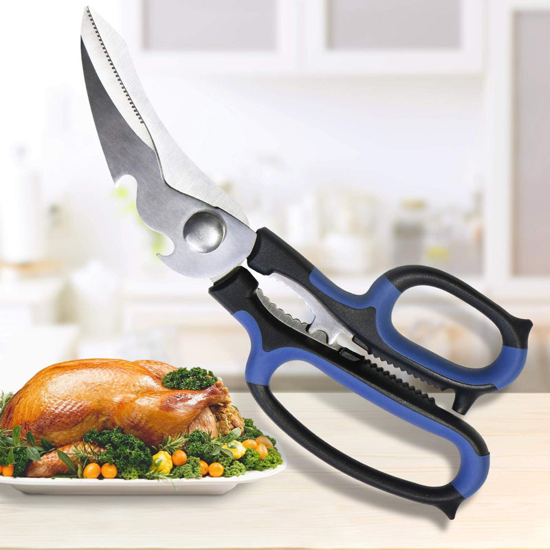 Ciseaux de cuisine courbés robustes