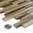 Tessera Piano Brixton 11-3/4" x 11-7/8" Glass Mosaic Wall Tile