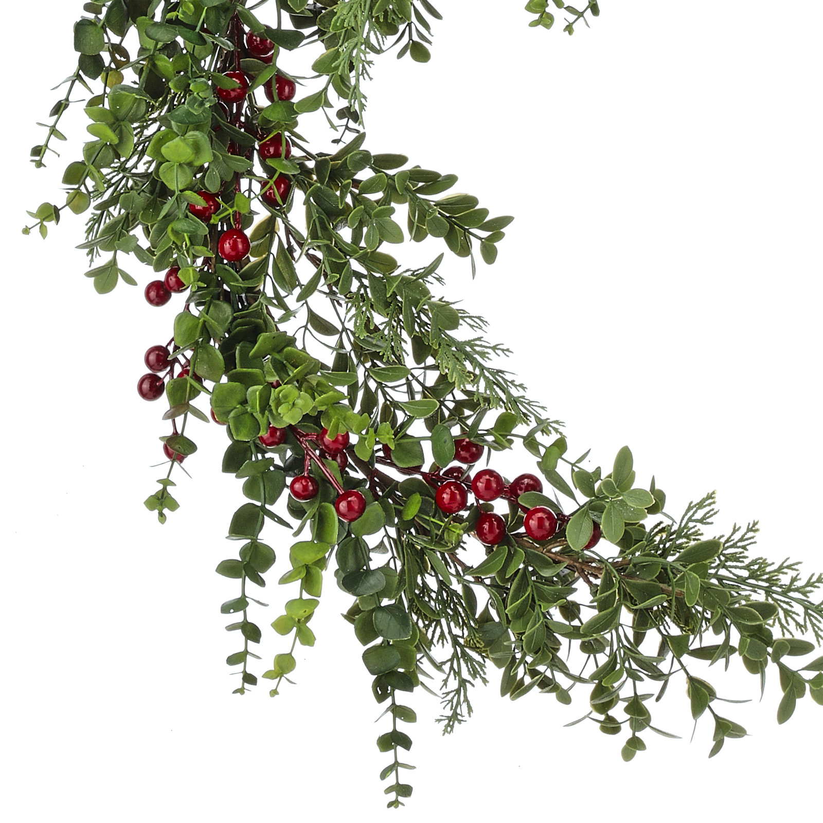 60" Eucalyptus Pine and Berry Garland