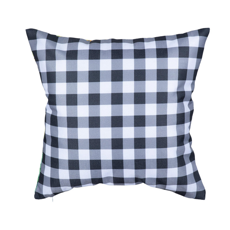 Sunflower Ladybugs Pillow Cover