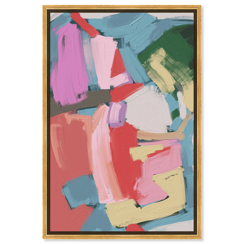 Miles Away Retro Modern Abstract Canvas Wall Art