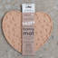 Dexypaws: Enrichment Lick Mat: Blush Pink Heart - Plat en silicone rainuré pour chien