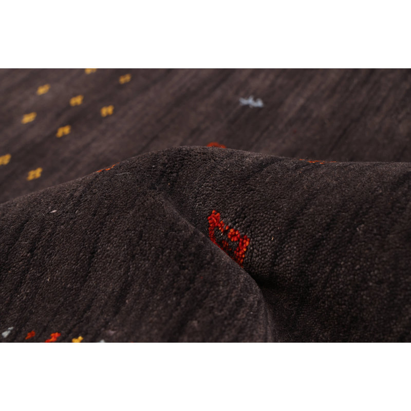 Kashkuli Gabbeh Grey Rug 8'2" x 9'7"