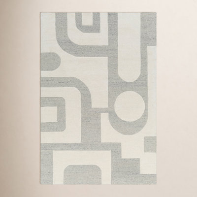 Wingrove Hand-Tufted Abstract Rug