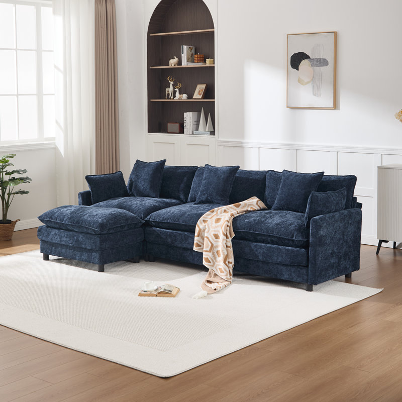 Canapé modulaire en chenille modulaire Envelor