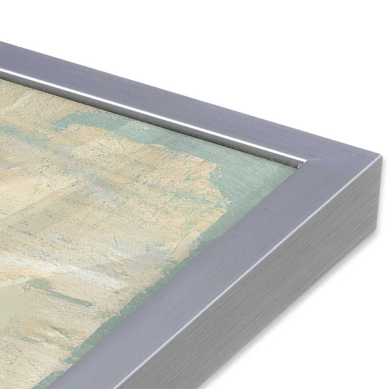 Ensemble de 2 impressions City Skylines, 48 po x 32 po, Impression encadrée, Chrome poli