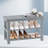 6 Pair Stackable Shoe Storage Bench