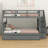 Bunk Bed With Trundle, Storage And Guard Rail For Bedroom-1263318078