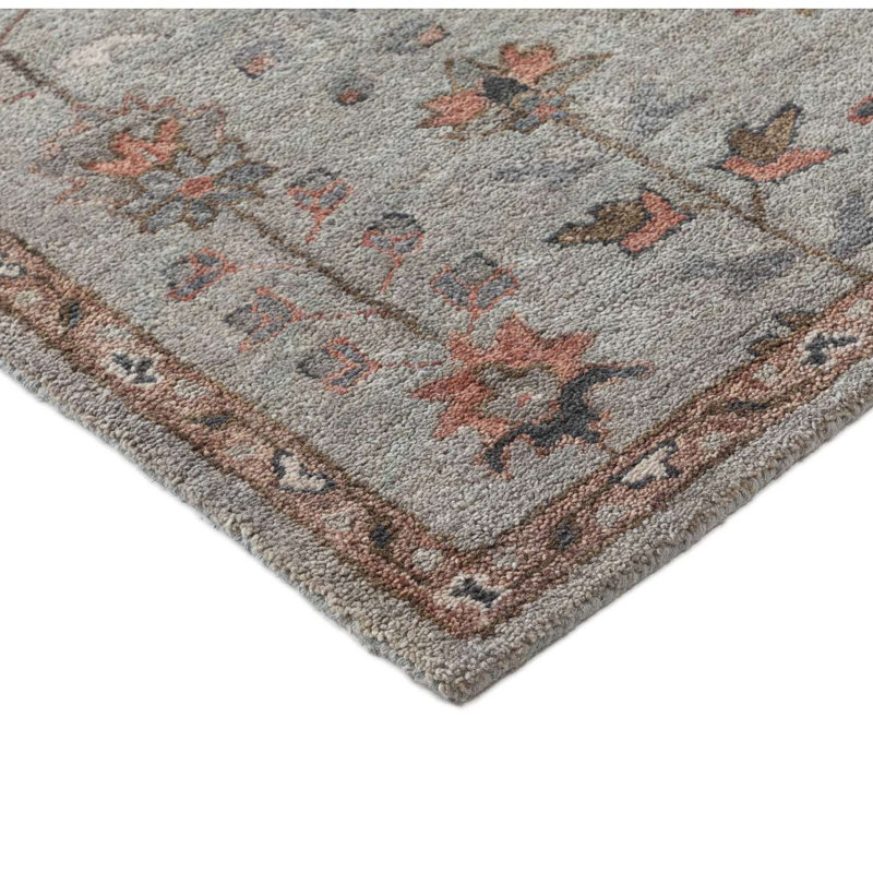 Tapis en laine touffeté à la main Terry Bella Terry Bella, Tapis de couloir 2 pi 6 po x 8 pi