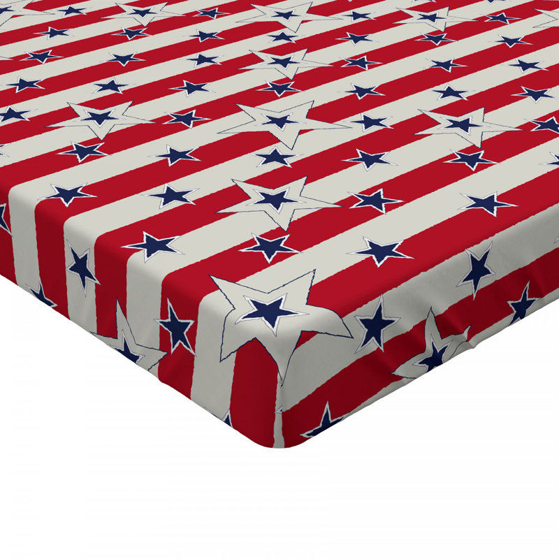 Microfiber Striped Fitted Sheet, Queen Fitted Sheet