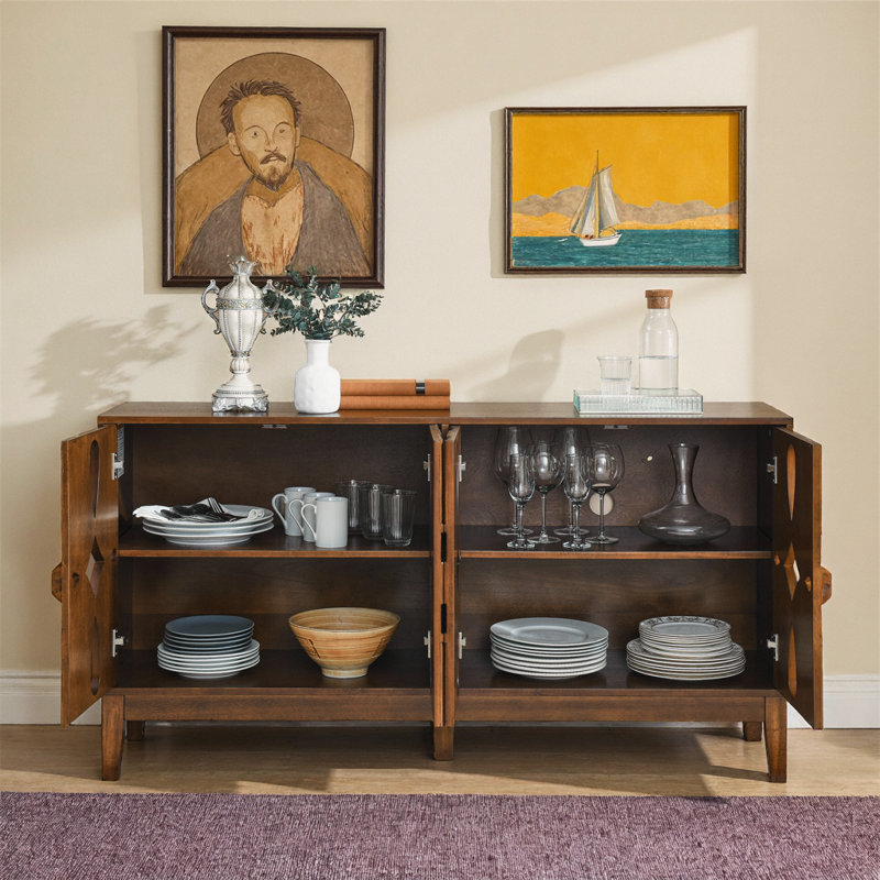Armoire-buffet 60,5 po Mid Century Modern