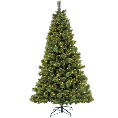 National Tree Company 7 ft. Pre-Lit Maine Pine Tree with LED Lights -  MP64-300L-70