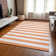 Kinslee Washable Striped Indoor / Outdoor Rug