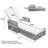 Outdoor Wicker Chaise Lounge With Cushions-1091684275-1086953921