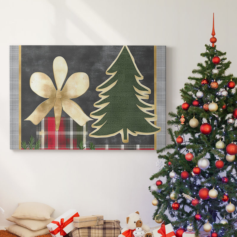 Christmas Holiday Arts - Toile tendue avec châssis, H 40 po x l 60 po