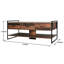 Tenley Trestle Coffee Table with Storage