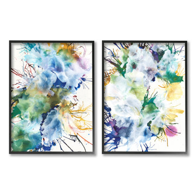 «Modern Urban Rainbow Splatter», ensemble de 2 estampes numériques par Jodi Fuchs
