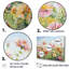 Zinnias Country Charm sur toile-97036019-97036026