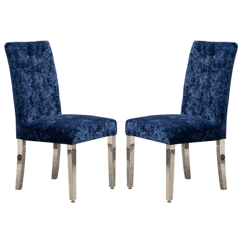Chaise Karez, Bleu foncé