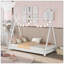 Lit plateforme simple avec structure triangulaire-39027902