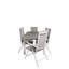 Jayesh 6 - Person Patio Dining Set with Extendable Rectangular Table-1474623069-1474623068