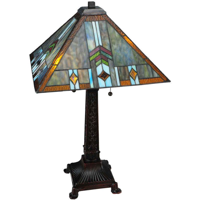 26" High Prairie Wheat Sunshower Table Lamp