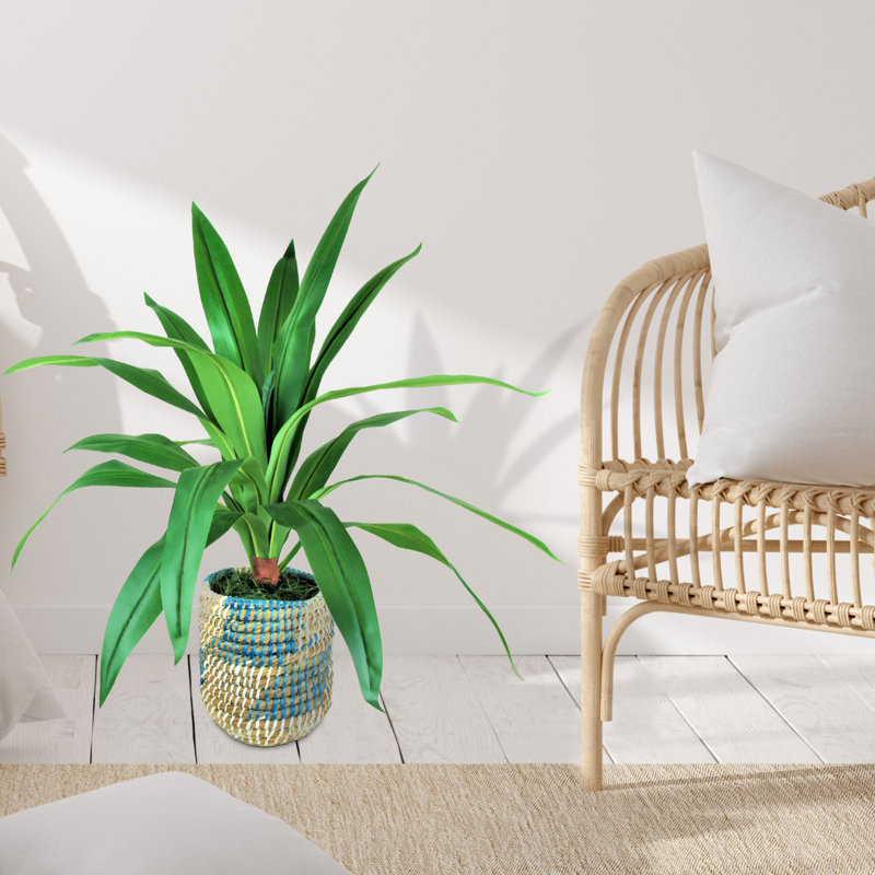 Plante artificielle en panier 36 po Lieschen