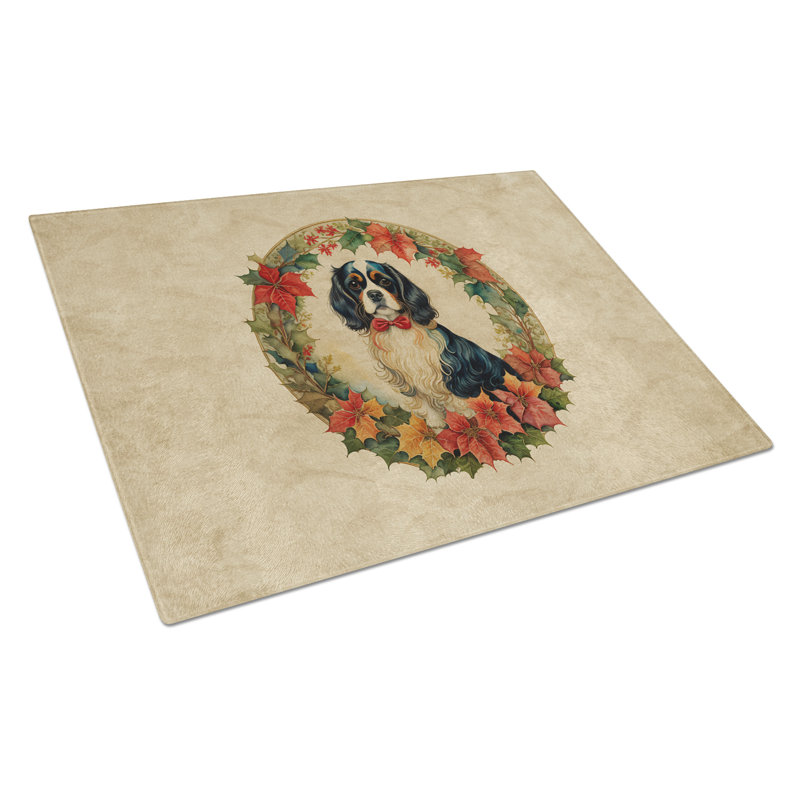 Planche à découper en verre Cavalier Spaniel