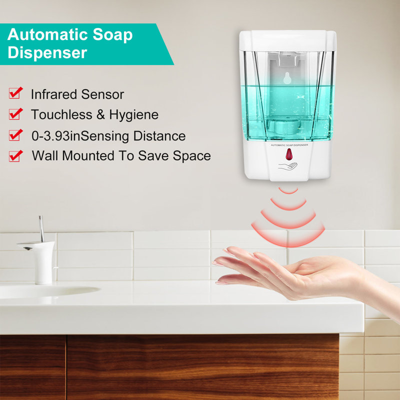 29 oz, distributeur de savon automatique mural