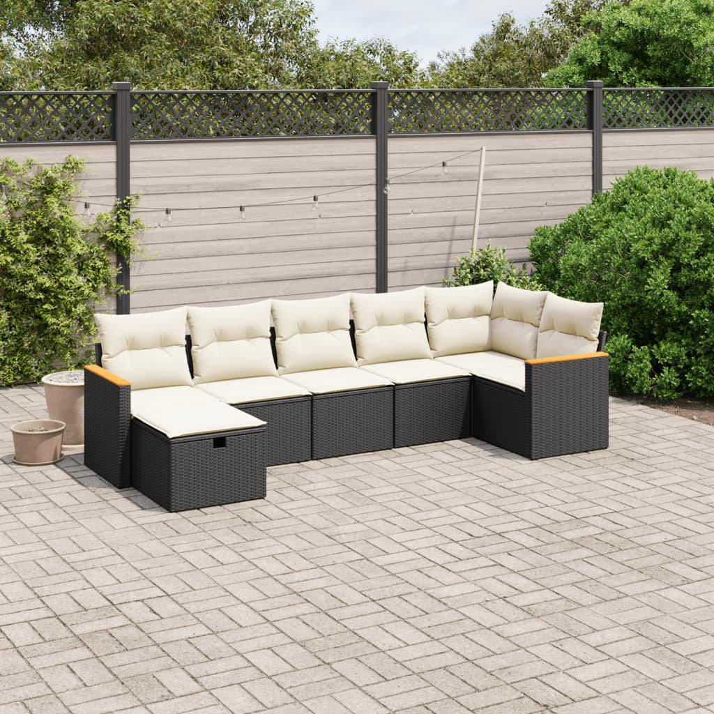 Gartensofa mit Kissen