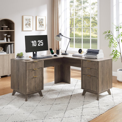 Bureau de direction en L 59 po