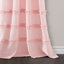 Paire de rideaux semi-transparents en mélange de coton Lush Decor Vintage (ensemble de 2)-1171659776-1146643712
