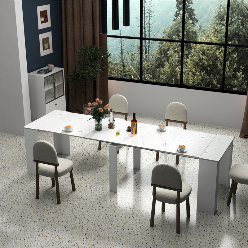Multifunctional extendable console table